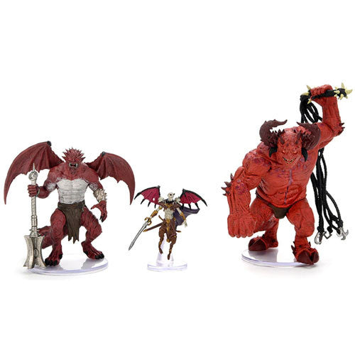 Mini Dungeons & Dragons Icons of the Realms Premium: Archdevils - Hutijin, Moloch, Titivilus