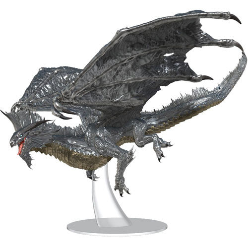 Mini Dungeons & Dragons Icons of the Realms: Dragon - Adult Silver
