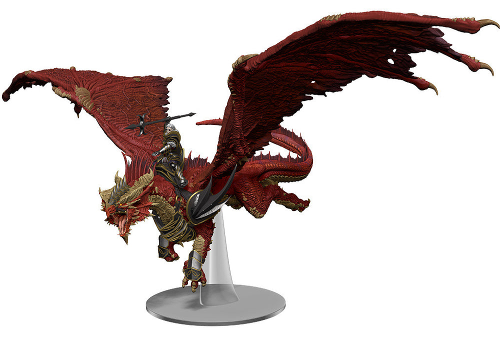 Mini Dungeons & Dragons Icons of the Realms: Dragonlance Kensaldi on Red Dragon