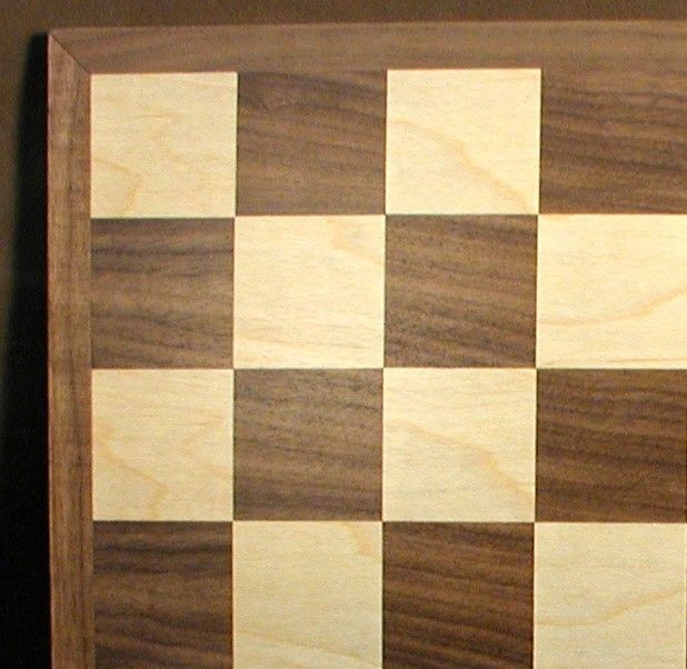 Chess Board 15in Walnut/Maple