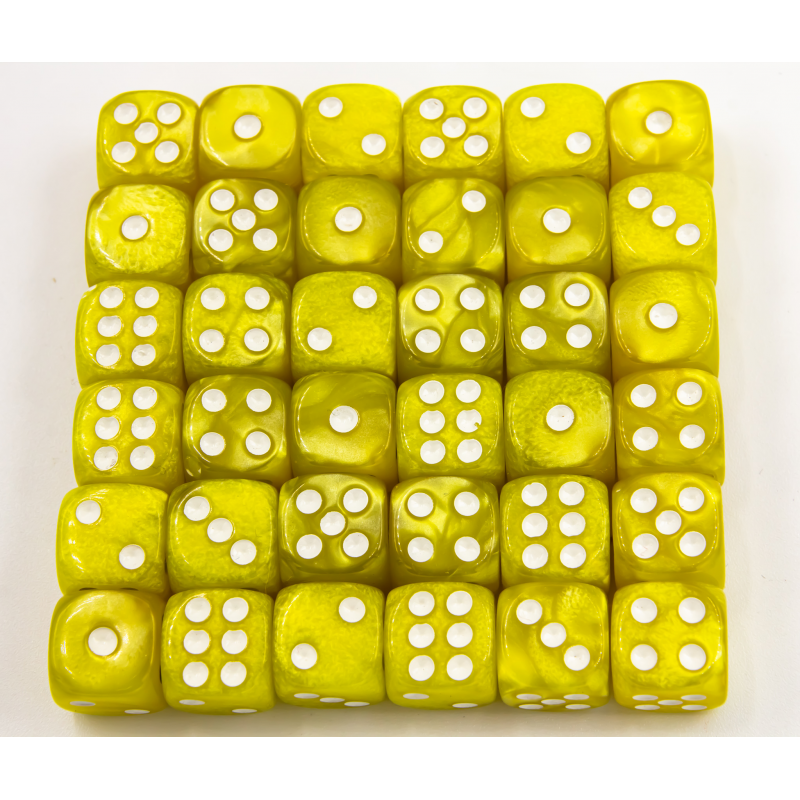 Dice Critical Hit: D06 12mm set of 36 Marbled
