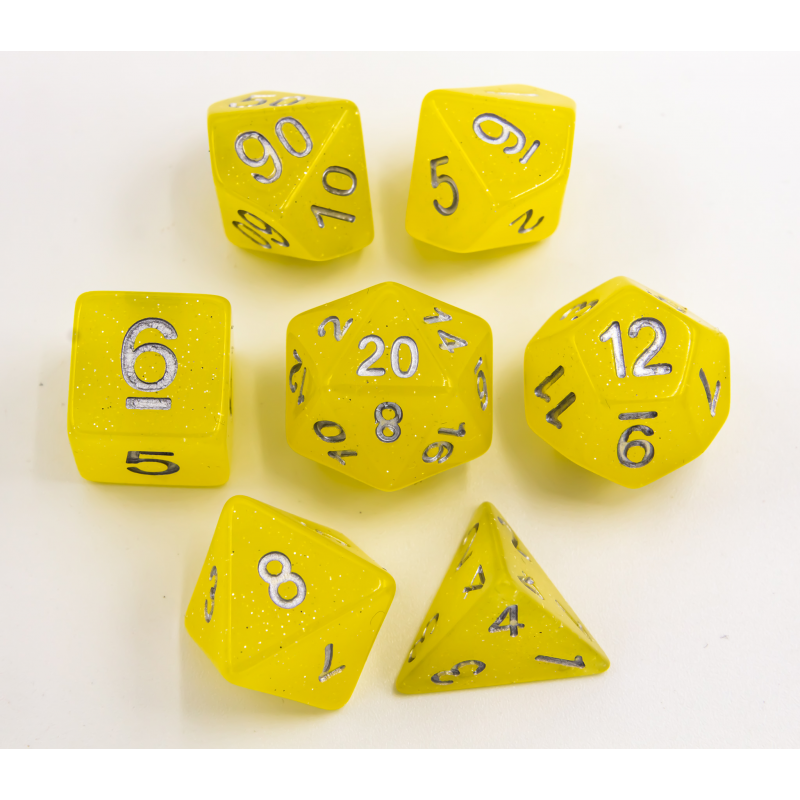 Dice Critical Hit: Poly 7 Set Jelly