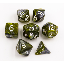 Dice Critical Hit: Poly 7 Set Fusion Steel